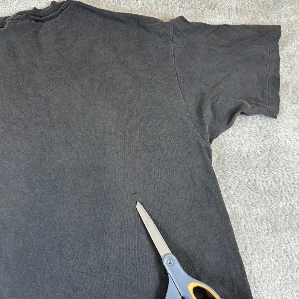 Vintage 90s Hanes Heavy Metal T-Shirt Mens XL Black Nature Company Distressed - Picture 12 of 15